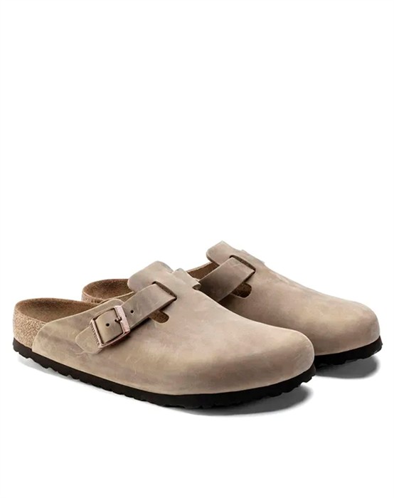 Boston Oiled Leather Sandal - Tabacco Brown